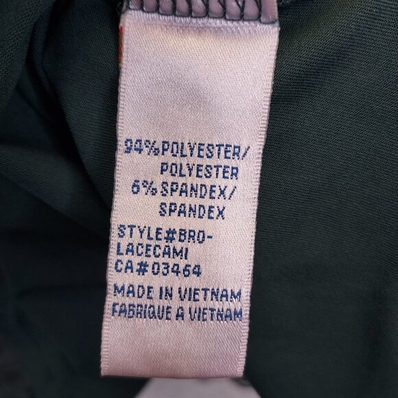 Ricki's Y2K Lace Trim Babydoll Camisole Tank Top XXL Stretch Fairy Dainty Preppy - Picture 10 of 13